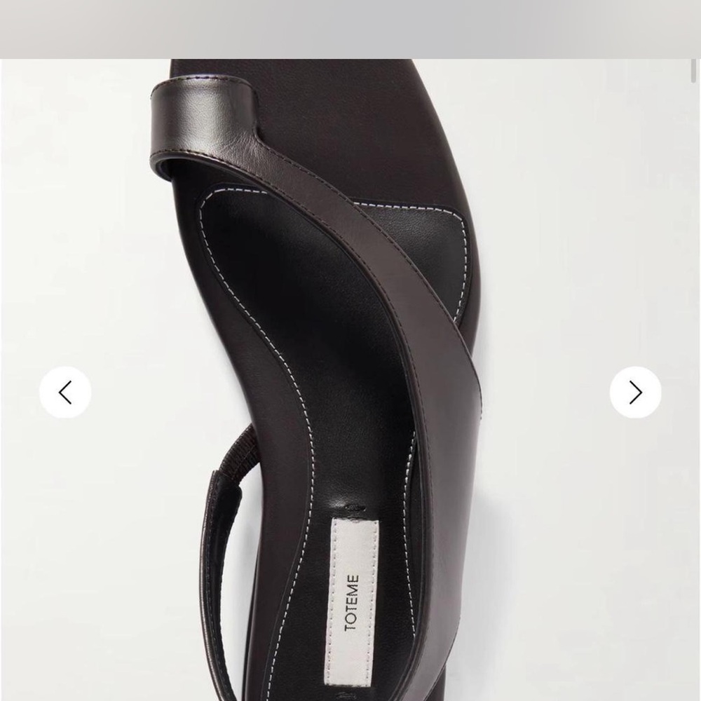 Brand New Toteme Brown Leather Sandals size 7 - Picture 3 of 4